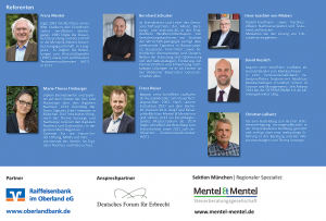 Flyer 8. Bad Tölzer Erbrechtstage