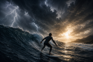 KI - nicht entgegenstellen, sondern zu lernen, wie man es nutzt. Sturm und surfen.