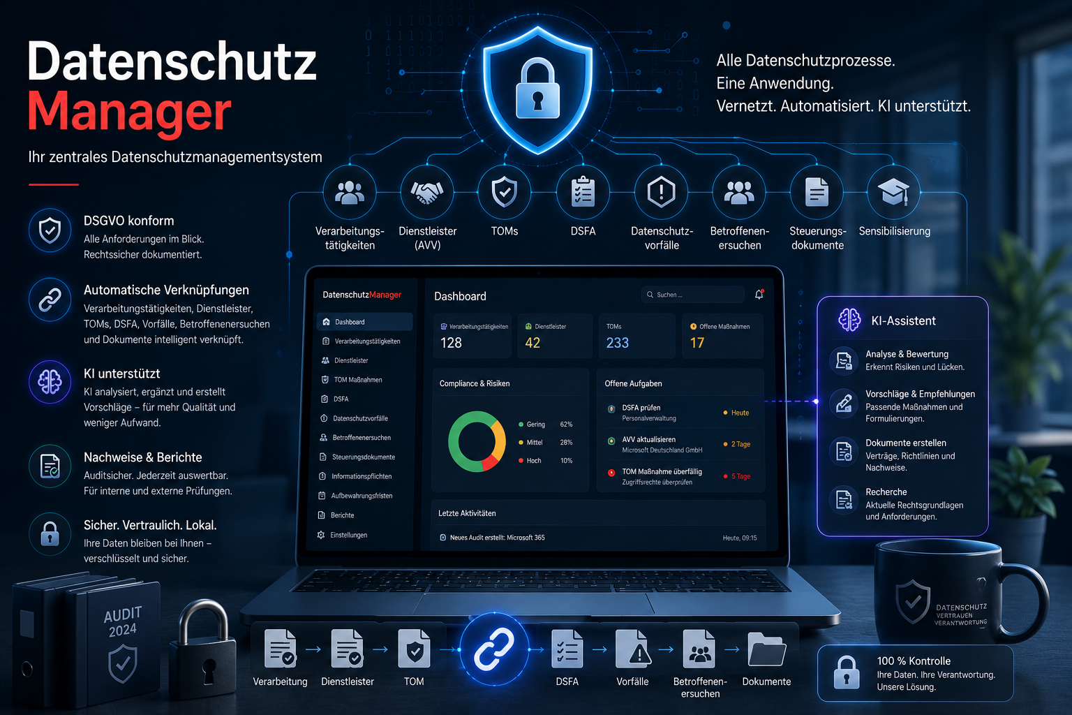 DatenschutzManagerBeitrag Der Datenschutzmanager - Alles in einem Produkt